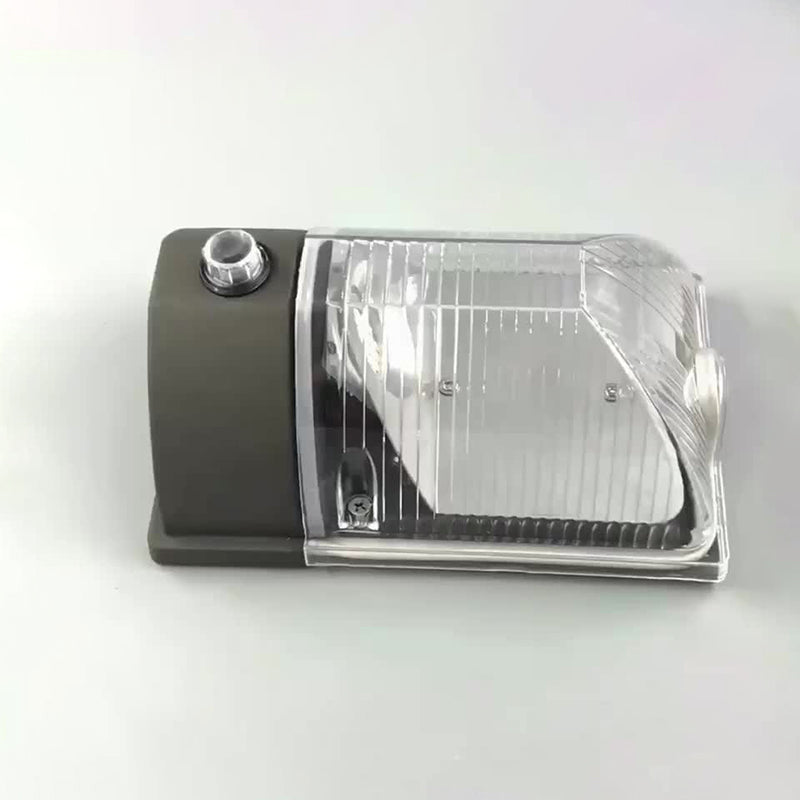 مصباح حائط LED مستطيل الشكل من الألومنيوم الصناعي المقاوم للماء للفناء الخارجي 