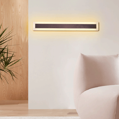 Modern Minimalist Aluminum Acrylic Rectangular Rotatable Spotlight LED Wall Sconce Lamp For Bedside