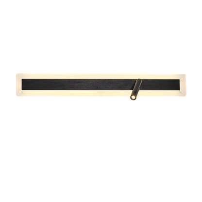 Modern Minimalist Aluminum Acrylic Rectangular Rotatable Spotlight LED Wall Sconce Lamp For Bedside