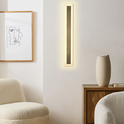 Modern Minimalist Aluminum Acrylic Rectangular Rotatable Spotlight LED Wall Sconce Lamp For Bedside