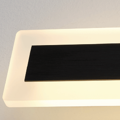 Modern Minimalist Aluminum Acrylic Rectangular Rotatable Spotlight LED Wall Sconce Lamp For Bedside