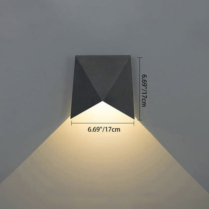 Modern Simplicity Waterproof Aluminum Envelope LED Wall Sconce Lamp For Outdoor Patio