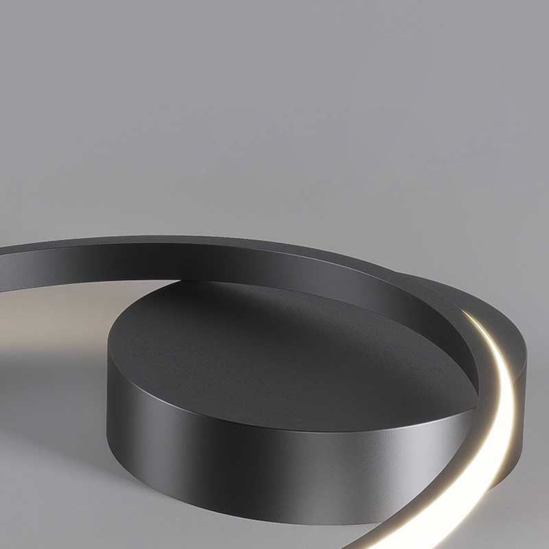 Contemporary Nordic Starry Sky Ball Circle Iron Aluminum Silica Glass LED Flush Mount Ceiling Light For Bedroom