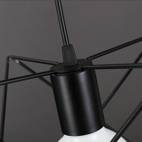 Contemporary Scandinavian Star Cage Iron 1/3 Light Pendant Light For Dining Room