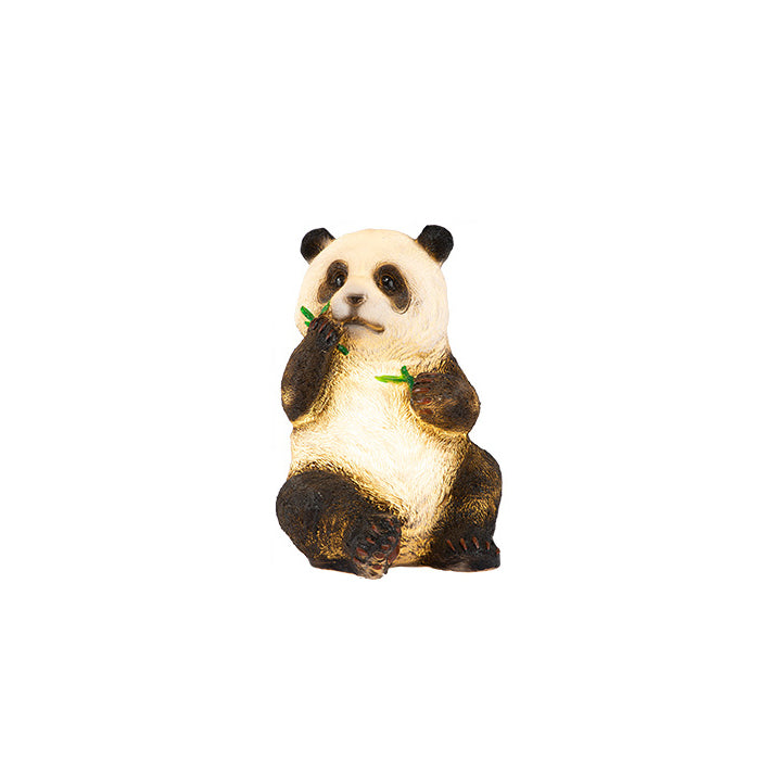Modern Art Deco Solar Waterproof Resin Fiberglass Imitation Panda Bamboo Shoot LED Outdoor Light Landscape Lighting For Garden