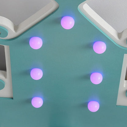 Contemporary Creative Kids Wood House 6-Light Chandeliers For Bedroom