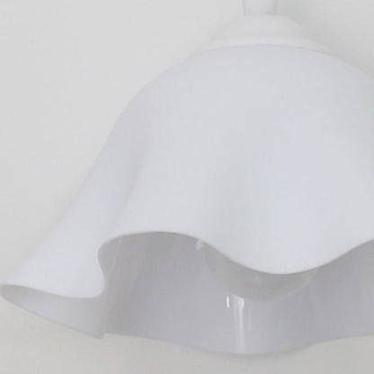Traditional French USB Floral Acrylic Hanging 1-Light Wall Sconce Lamp Night Light For Bedroom