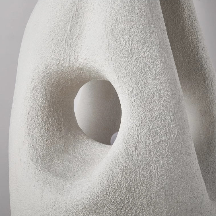Contemporary Creative Polystyrene Irregular Statue 1-Light Standing Floor Lamp For Living Room