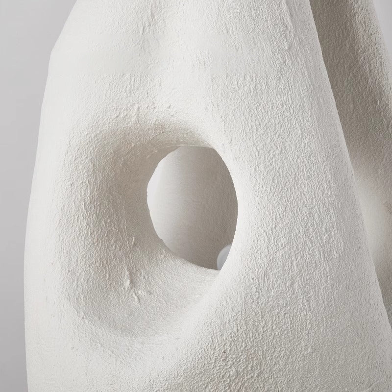 Contemporary Creative Polystyrene Irregular Statue 1-Light Standing Floor Lamp For Living Room