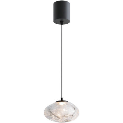 Modern Simplicity Glazed Glass Hardware Round Air Bubble LED Pendant Light For Bedside