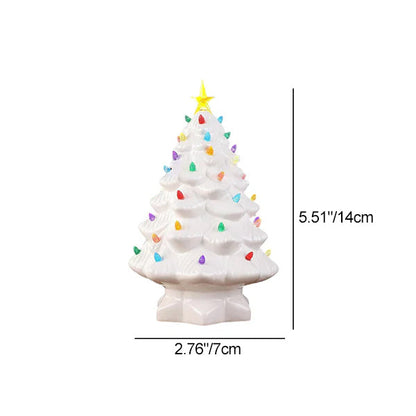 Modern Art Deco Resin Christmas Tree Socket Decoration LED Wall Sconce Lamp For Bedroom