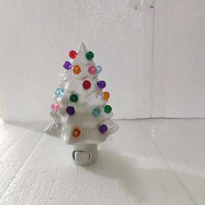 Modern Art Deco Resin Christmas Tree Socket Decoration LED Wall Sconce Lamp For Bedroom