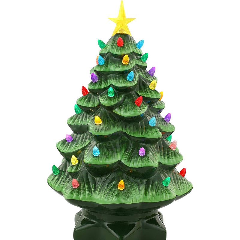 Modern Art Deco Resin Christmas Tree Socket Decoration LED Wall Sconce Lamp For Bedroom