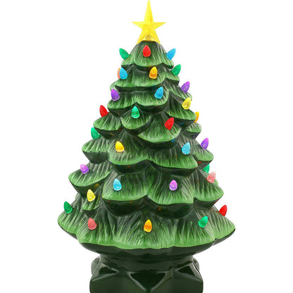 Modern Art Deco Resin Christmas Tree Socket Decoration LED Wall Sconce Lamp For Bedroom