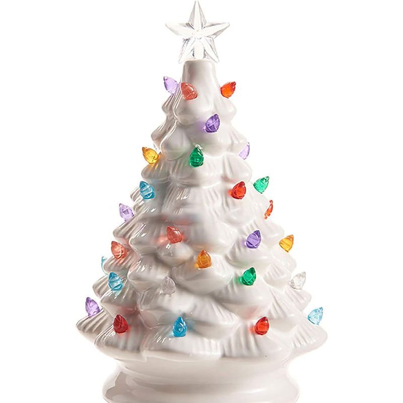 Modern Art Deco Resin Christmas Tree Socket Decoration LED Wall Sconce Lamp For Bedroom