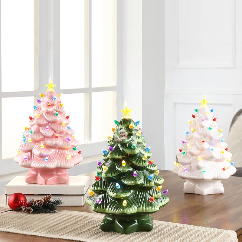 Modern Art Deco Resin Christmas Tree Socket Decoration LED Wall Sconce Lamp For Bedroom
