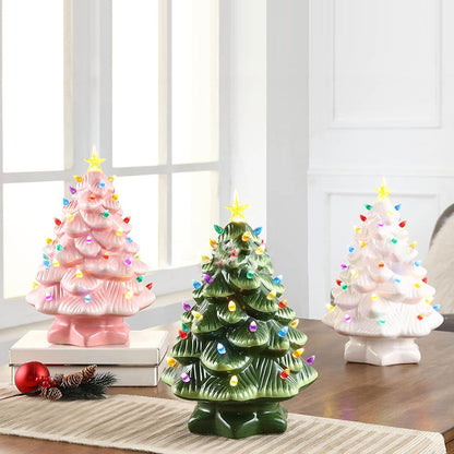 Modern Art Deco Resin Christmas Tree Socket Decoration LED Wall Sconce Lamp For Bedroom