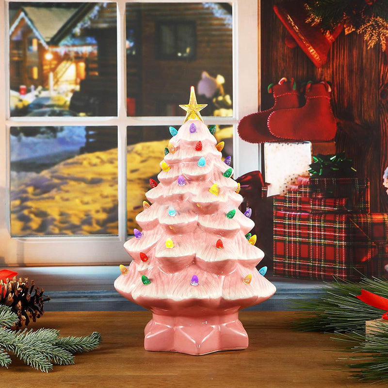 Modern Art Deco Resin Christmas Tree Socket Decoration LED Wall Sconce Lamp For Bedroom