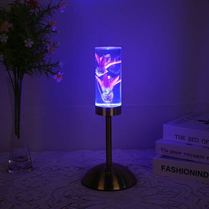 Contemporary Creative USB Rechargeable Eternal Flower Daisy Dandelion Cylinder Iron Acrylic LED Table Lamp Night Light For Bedside