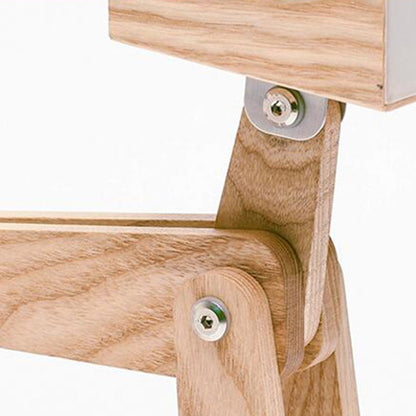 Contemporary Nordic Wood Hardware Acrylic Cute Puppy Adjustable LED Table Lamp For Study
