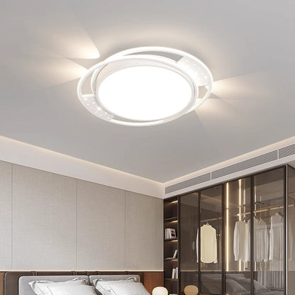 Contemporary Nordic Iron Acrylic Rectangular Square Round Star Spotlight LED Flush Mount Ceiling Light For Bedroom