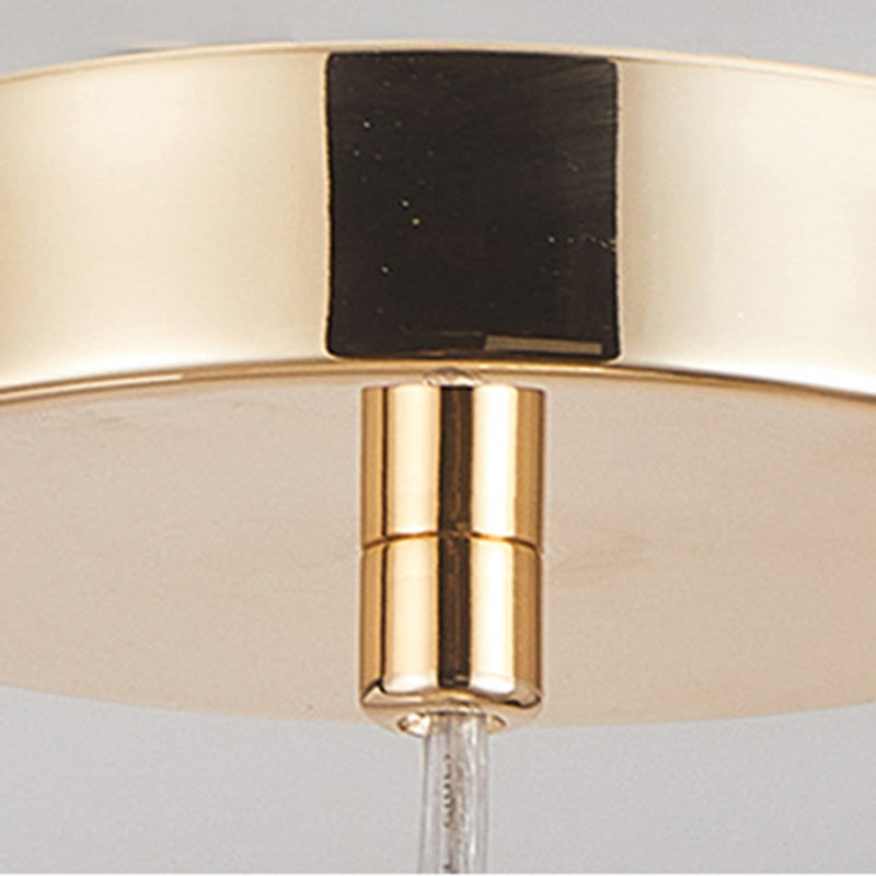 Modern Luxury Stainless Steel Crystal Hardware Ball Dandelion 9/12 Light Chandeliers For Dining Room