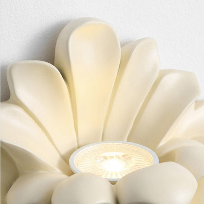 Traditional French Resin Hardware Candlestick Roman Column Carved Rose 1-Light Wall Sconce Lamp For Bedside