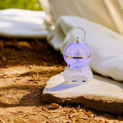 Contemporary Creative Rechargeable Bluetooth Audio Aluminum ABS PS Ball Gourd LED Table Lamp Night Light For Bedside