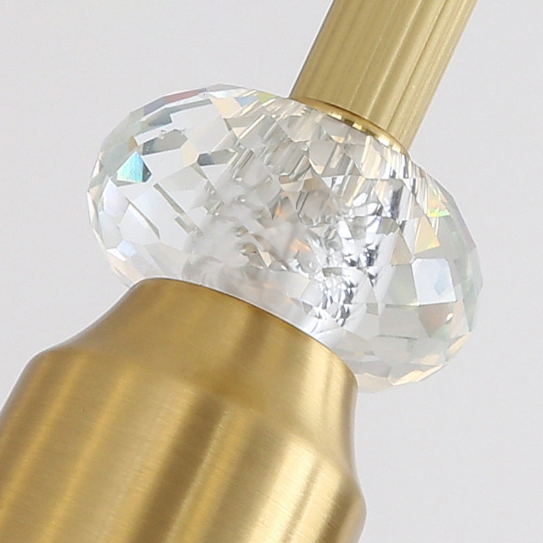 Traditional French Brass Glass Crystal Floral Bud 6/8/10/12 Light Chandeliers For Living Room