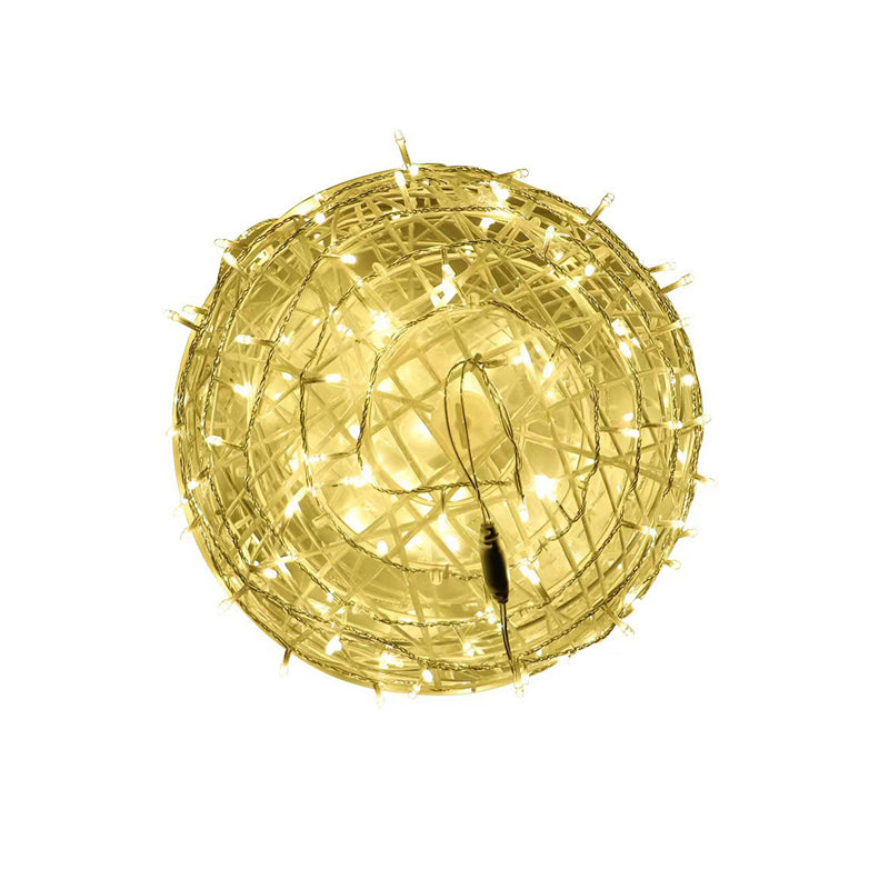 Modern Art Deco Waterproof PVC Hanging Ball Decoration LED Outdoor Pendant Light Outdoor Light For Garden