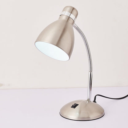Modern Transitional Iron Conic Round Adjustable 1-Light Desk Lamp For Study