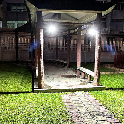 Modern Simplicity Solar Waterproof ABS PC Round High Power LED Hanging Outdoor Light For Outdoor Patio