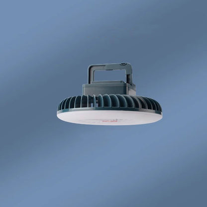 Modern Simplicity Rechargeable Waterproof ABS Round Magnetic Camping Hanging LED Outdoor Fan Light For Outdoor Patio