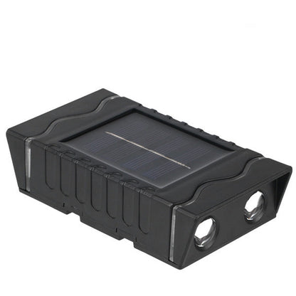 Modern Simplicity Solar Waterproof ABS PS Rectangular LED Wall Sconce Lamp For Outdoor Patio