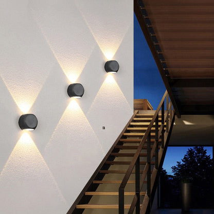Modern Simplicity Waterproof Aluminum Dice Cube LED Wall Sconce Lamp For Outdoor Patio