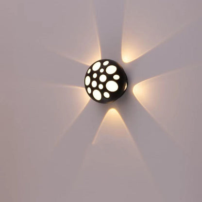 Contemporary Creative Waterproof Aluminum Round Bubble LED Wall Sconce Lamp For Outdoor Patio