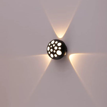 Contemporary Creative Waterproof Aluminum Round Bubble LED Wall Sconce Lamp For Outdoor Patio