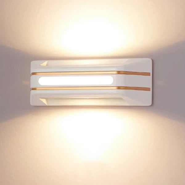 Modern Simplicity Waterproof Aluminum Rectangular Stripe LED Wall Sconce Lamp For Outdoor Patio