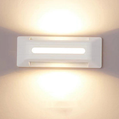 Modern Simplicity Waterproof Aluminum Rectangular Stripe LED Wall Sconce Lamp For Outdoor Patio