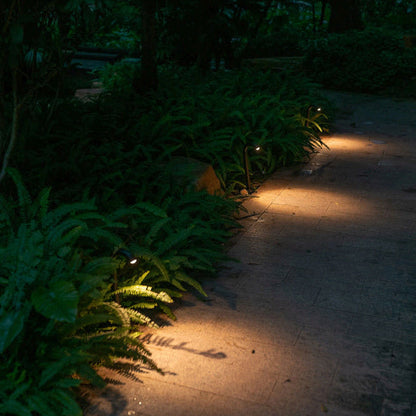 Contemporary Industrial Waterproof Aluminum Reinforced Glass Bent Tube LED Outdoor Light Landscape Lighting For Garden