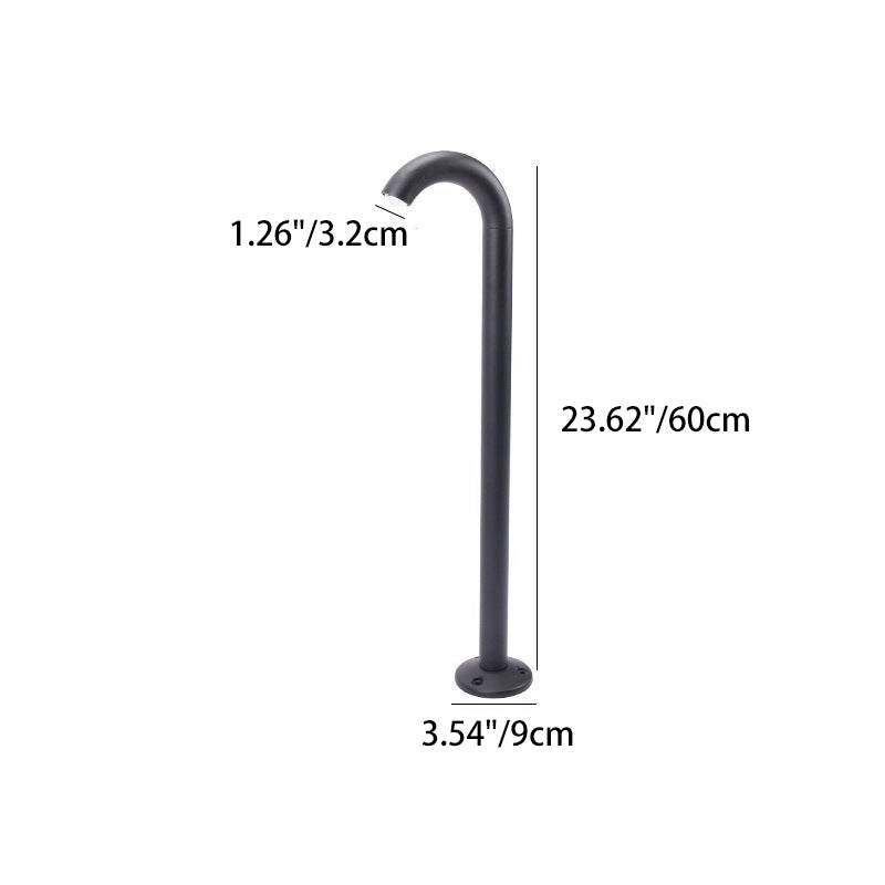Contemporary Industrial Waterproof Aluminum Reinforced Glass Bent Tube LED Outdoor Light Landscape Lighting For Garden
