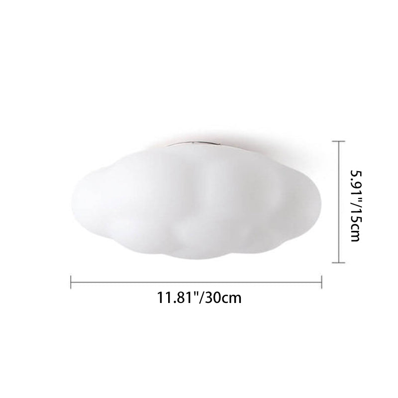 Modern Creative Clouds Children Iron PE LED Flush Mount Lighting