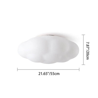 Modern Creative Clouds Children Iron PE LED Flush Mount Lighting
