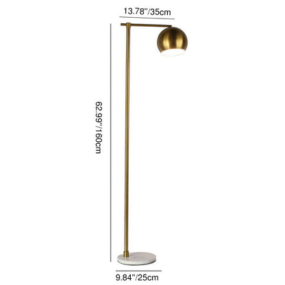 Nordic Light Luxury Iron 1-Light Standing Floor Lamp