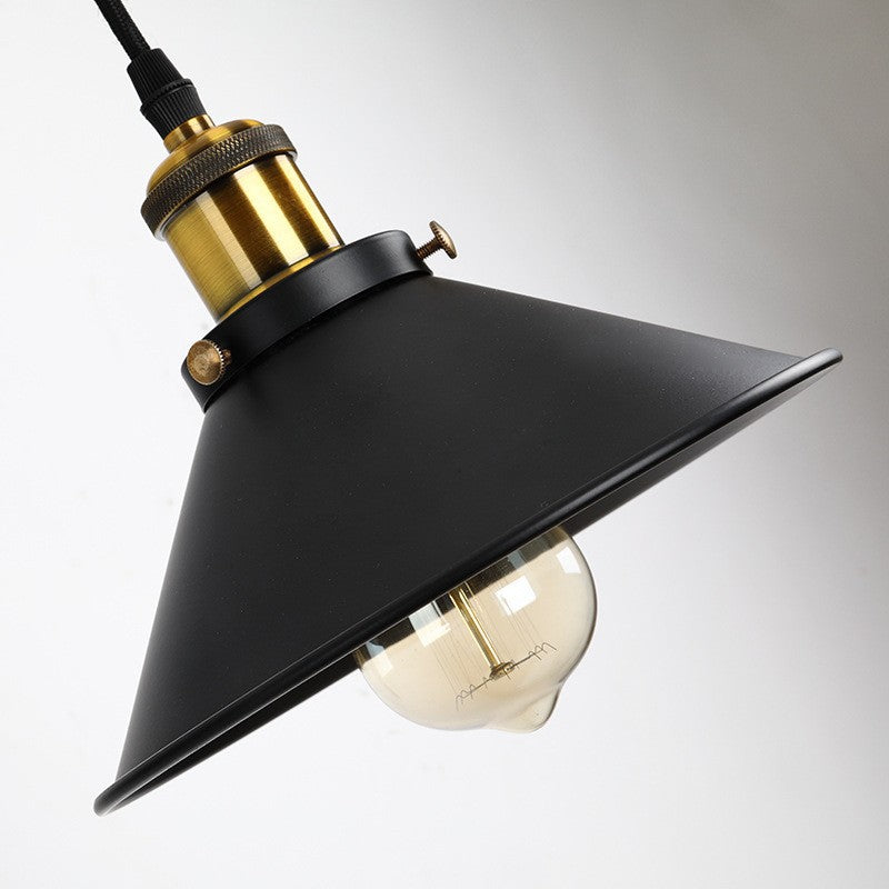 Retro Industrial Wrought Iron 1-Light  Pulley Wall Sconce Lamp