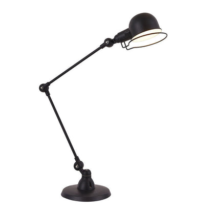 Vintage Industrial Iron Mechanical Long Arm 1-Light Table Lamp