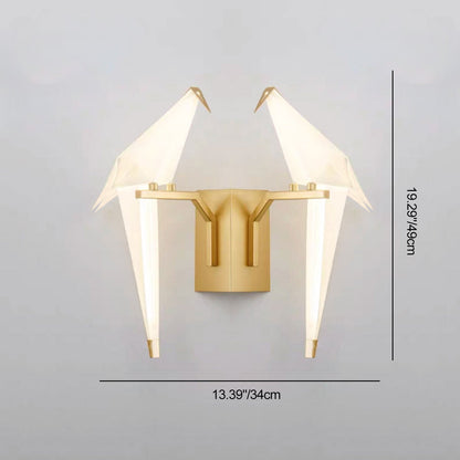 Modern Creative Thousand Paper Cranes LED Wall Sconce Lamp