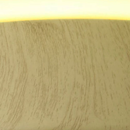 Modern Simple Wood Grain Round Iron LED Flush Mount Ceiling Light