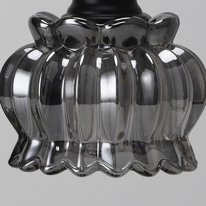 Traditional Vintage Pod Disc Iron Glass 1-Light Melting Wax Table Lamp For Bedroom