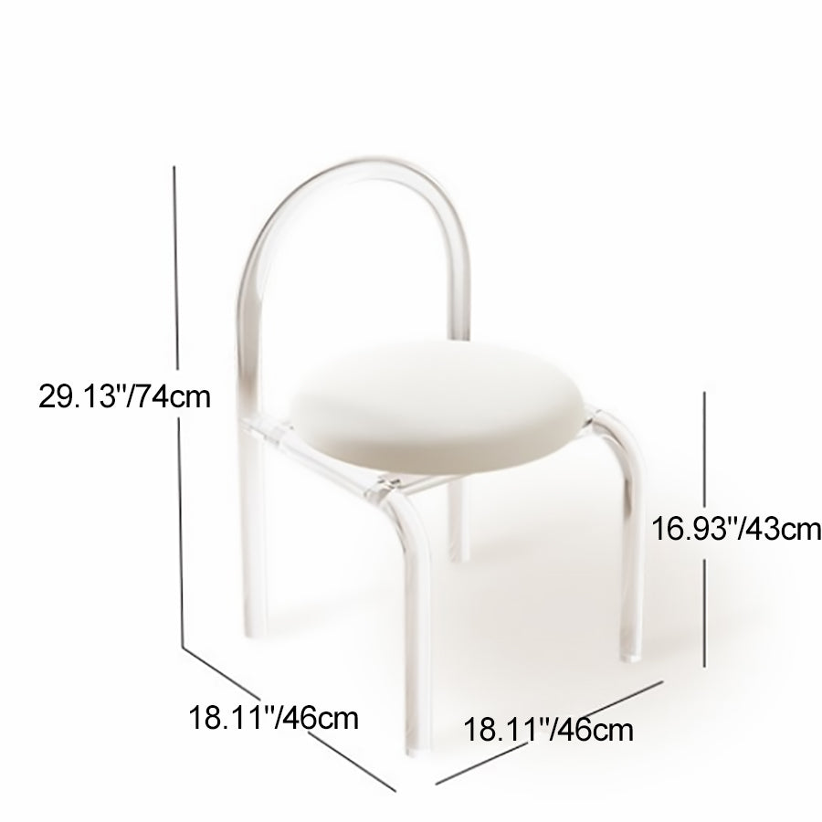 Traditional French Solid Wood Rectangular Clover Pattern Makeup Vanity & Chair Set With Mirror And 6 Drawers For Bedroom